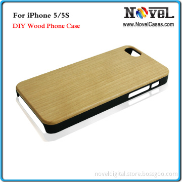 2014 New DIY Wooden Phone Case for iPhone5/5s